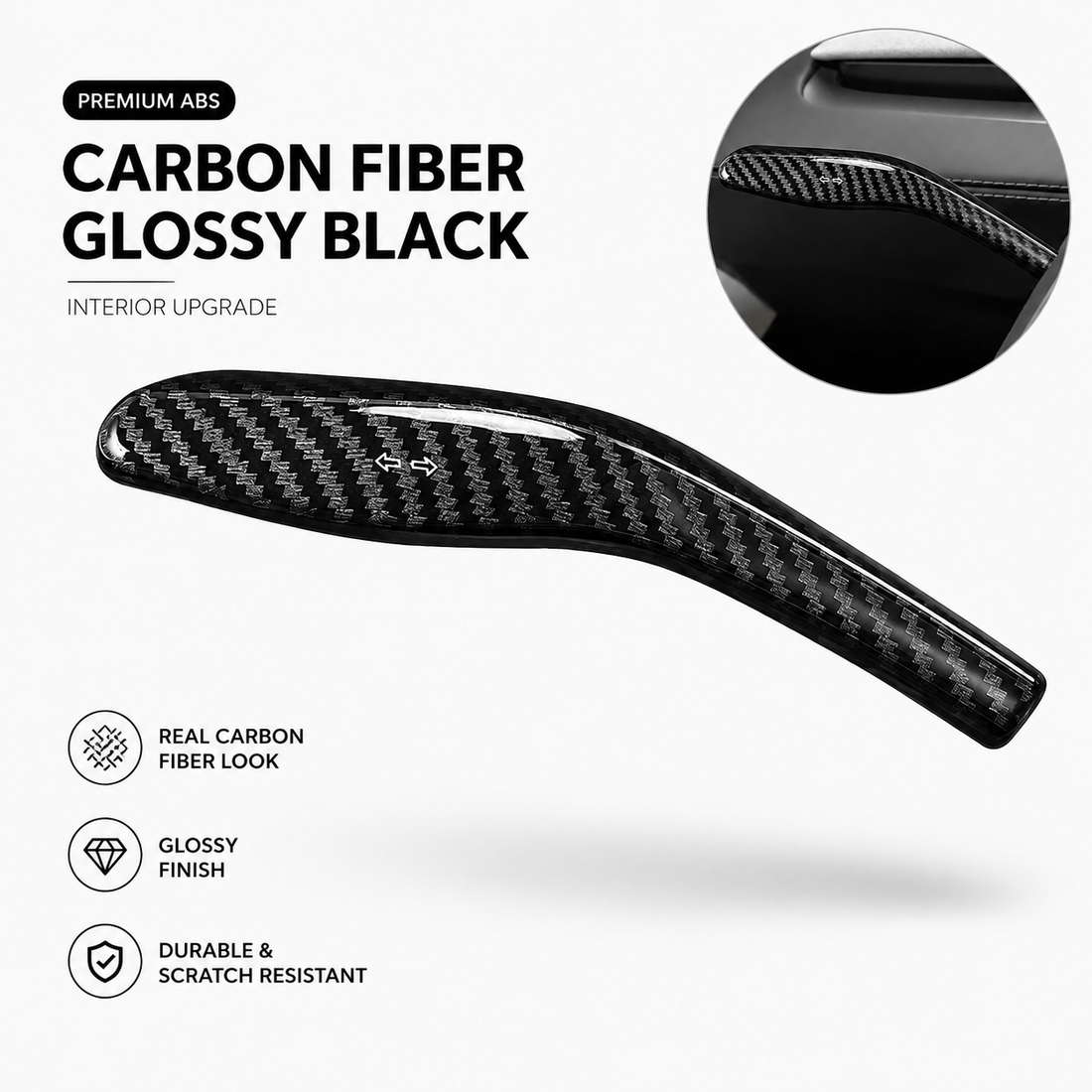 ABS Turn Signal Stalk Cover for Model 3 Highland & Model Y Juniper & Model Y L - Tesevo