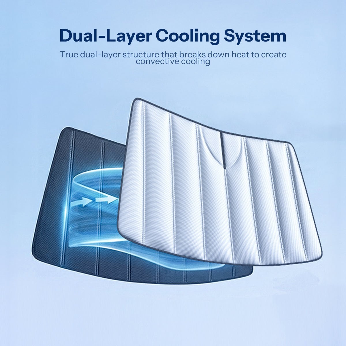 Foldable Front Windshield Sunshade for Model 3 / Model Y - Tesevo