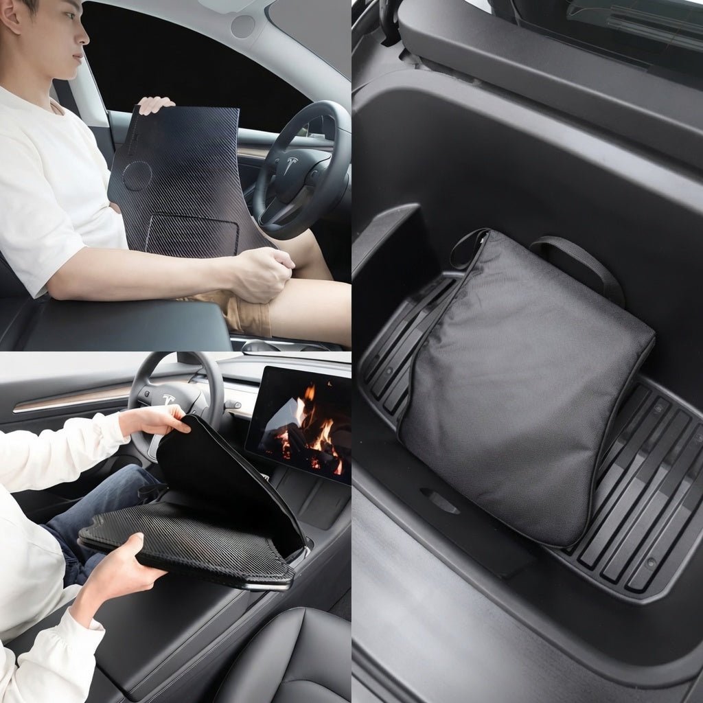 Foldable Working Tray Table for Model 3 Highland & Model Y Juniper & Model Y L | ABS - Tesevo