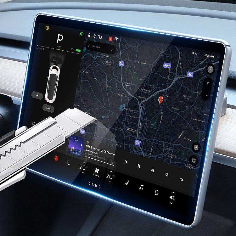 Protection écran verre trempé Tesla Model 3 Y Protection écran verre trempé Tesla Model 3 Y