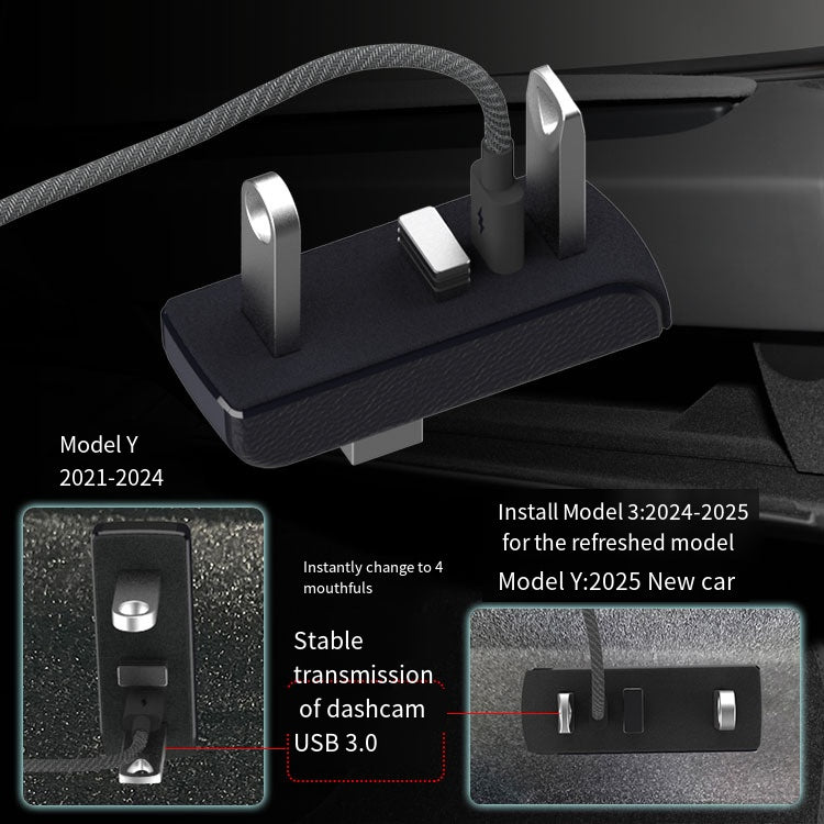 TESEVO glove box USB hub Highland Juniper main view