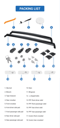 TESEVO Model 3/Y aluminum roof rack adventure shot