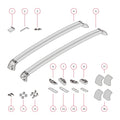 TESEVO Model Y roof rack 165 lb load demo photo