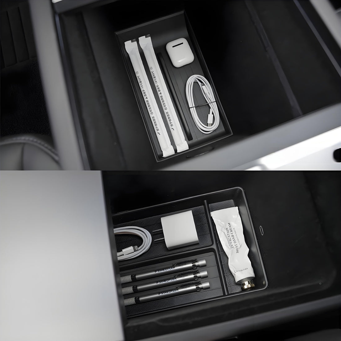 Lower Center Console Storage Organizer for Model Y Juniper - Tesevo