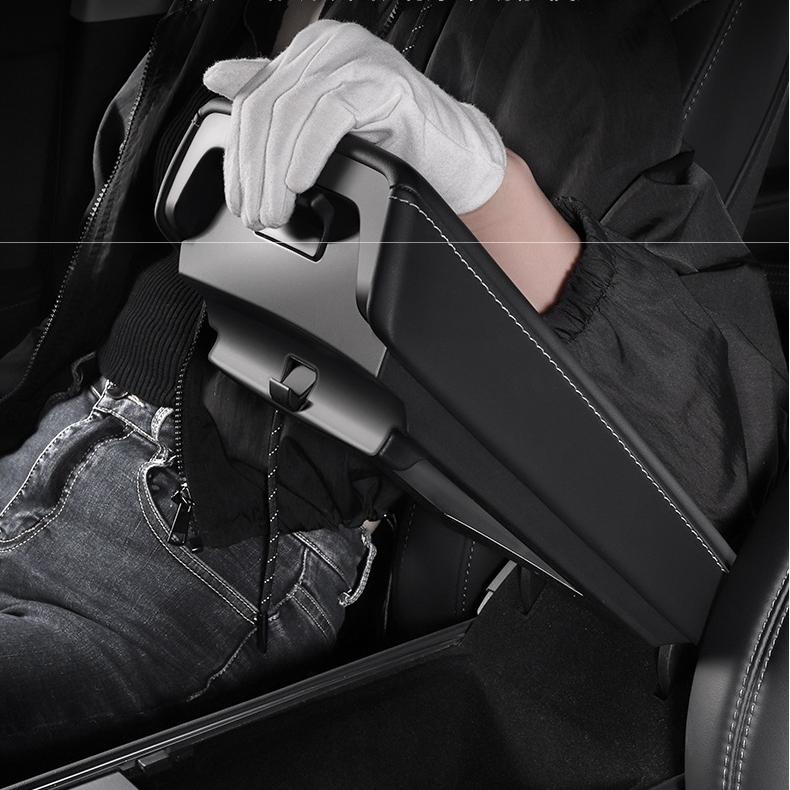 Rear Magnetic Trash Can with Lid for Model3 Highland & Model Y Juniper