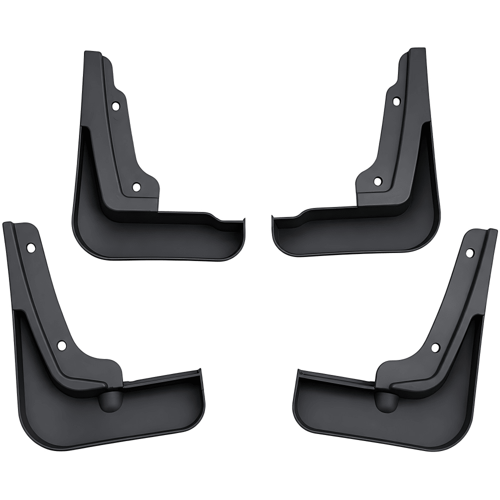 TESEVO Kia EV9 mud flaps splash guards no side steps close-up detail