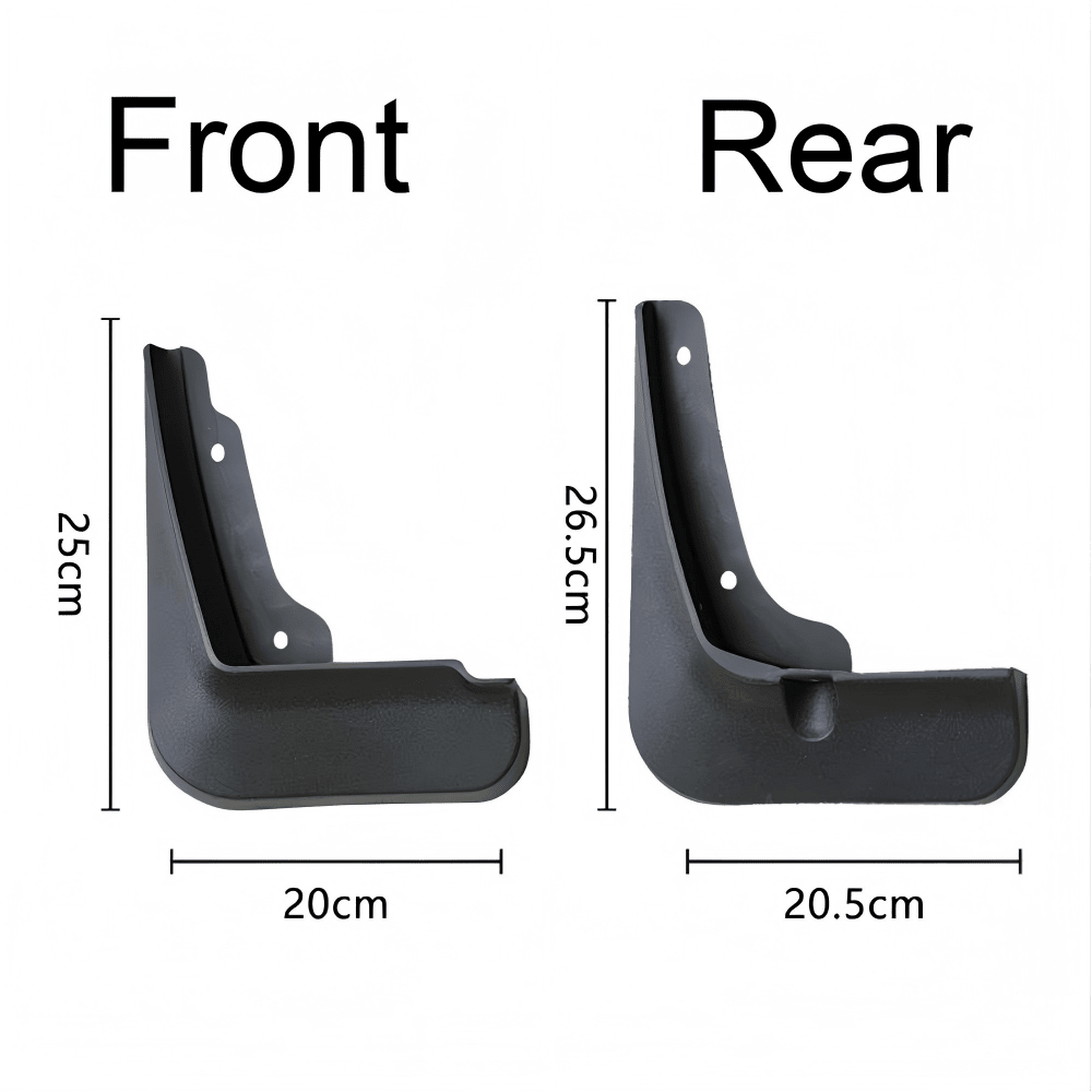 TESEVO Kia EV9 mud flaps splash guards no side steps product photo
