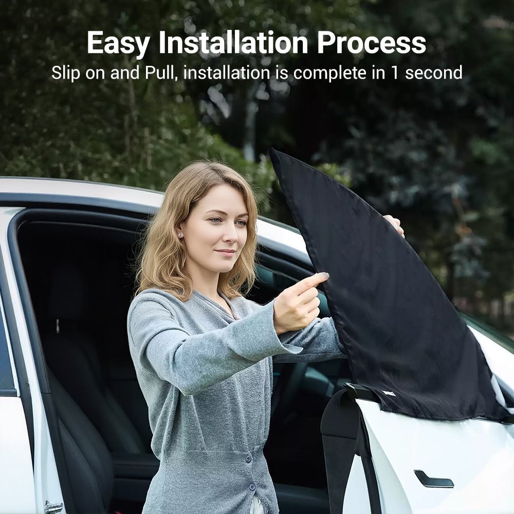 Privacy Side Window Shades for Model Y Juniper & Model 3 Highland (4PCS) - Tesevo