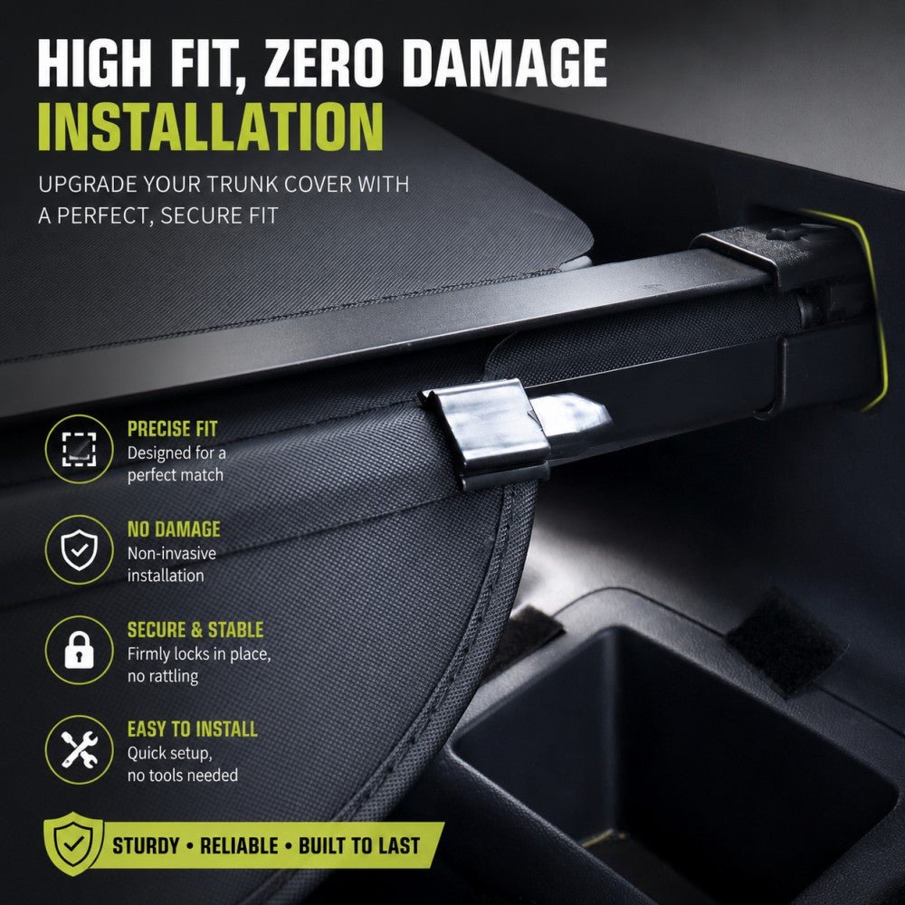 Retractable Rear Trunk Cargo Cover for Kia EV9 (24-26) - Tesevo