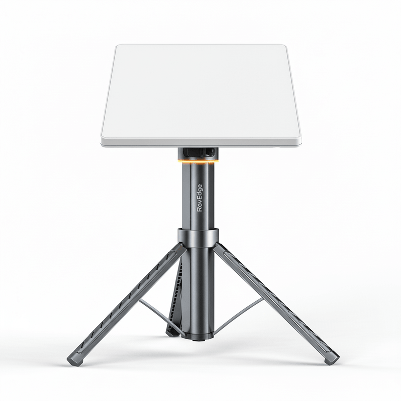 TESEVO RovEdge Mk-I Starlink Mini 189Wh battery tripod main