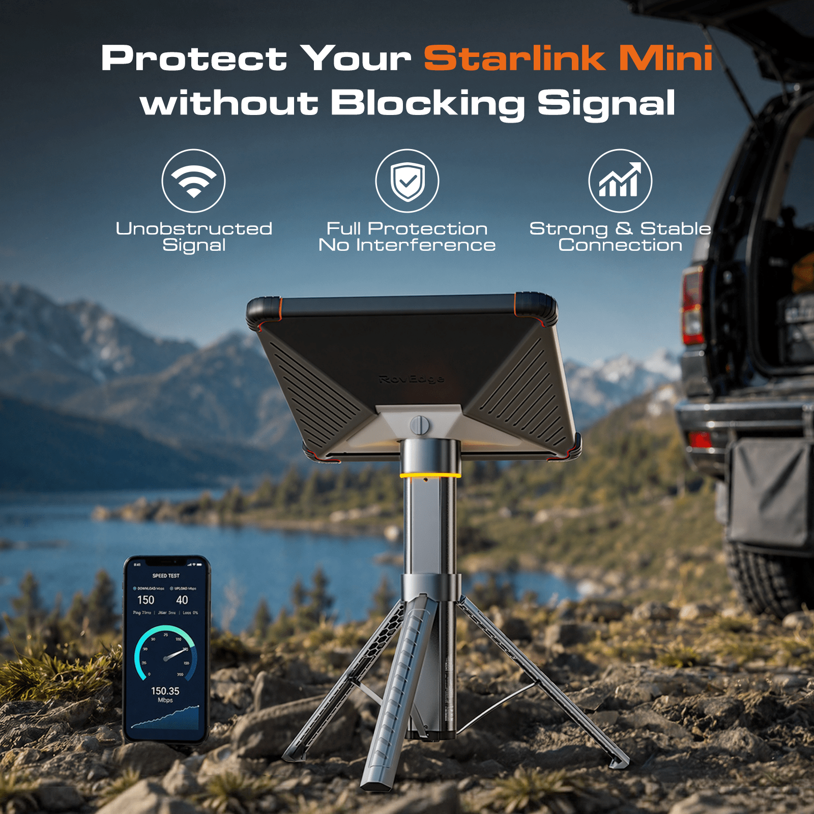 TESEVO RovEdge Starlink Mini R-Foot armor case product photo