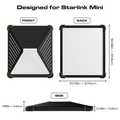 TESEVO RovEdge Starlink Mini R-Foot armor case side photo
