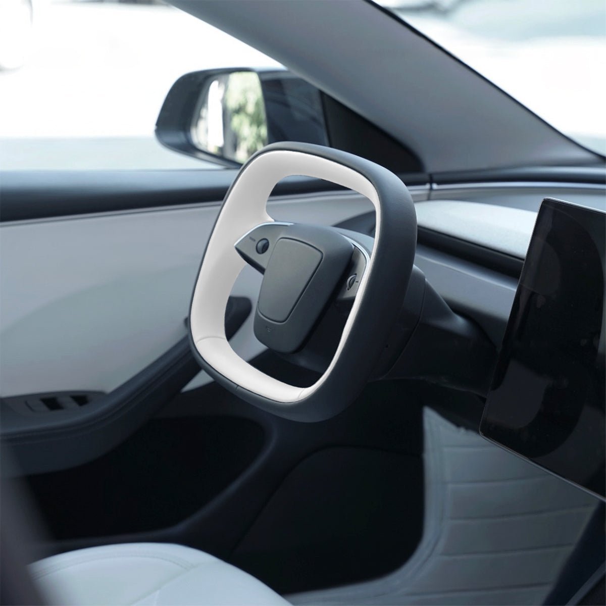 TESEVO Starlink 4.0 Cyber yoke steering wheel Highland Juniper product photo