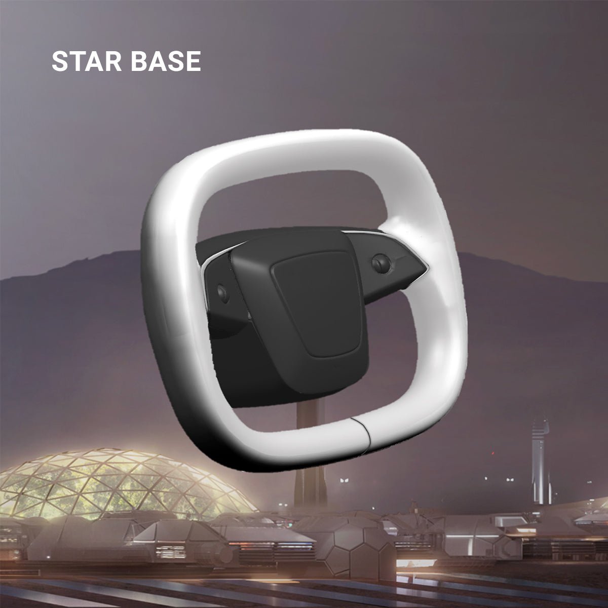 TESEVO Starlink 4.0 Cyber yoke steering wheel Highland Juniper packaging contents