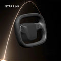 TESEVO Starlink 4.0 Cyber yoke steering wheel Highland Juniper overview shot