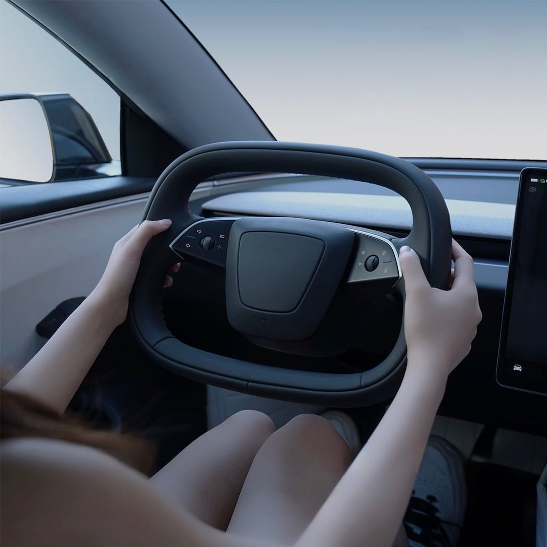 Starlink 4.0 Cyber Yoke Steering Wheel for Model 3 Highland / Model Y Juniper