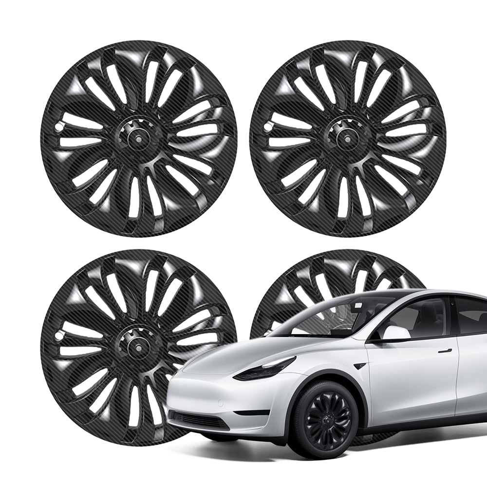 KAVANIC voor Tesla Model Y Wieldoppen 19 Inch Matzwart Ondersteuning KAVANIC voor Tesla Model Y Wieldoppen 19 Inch Matzwart Ondersteuning