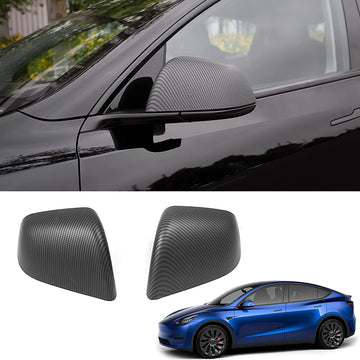 TESEVO ABS Mirror Cover for Model 3 / Model Y | 2-Pack - Tesevo