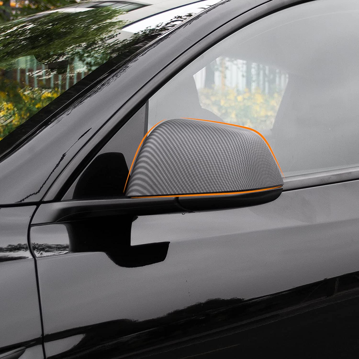 TESEVO ABS Mirror Cover for Model 3 / Model Y | 2-Pack - Tesevo