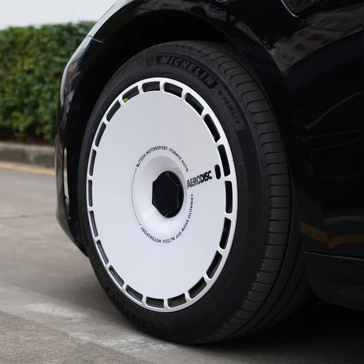 TESEVO Kamen Rider aero wheel covers for Model 3/Y