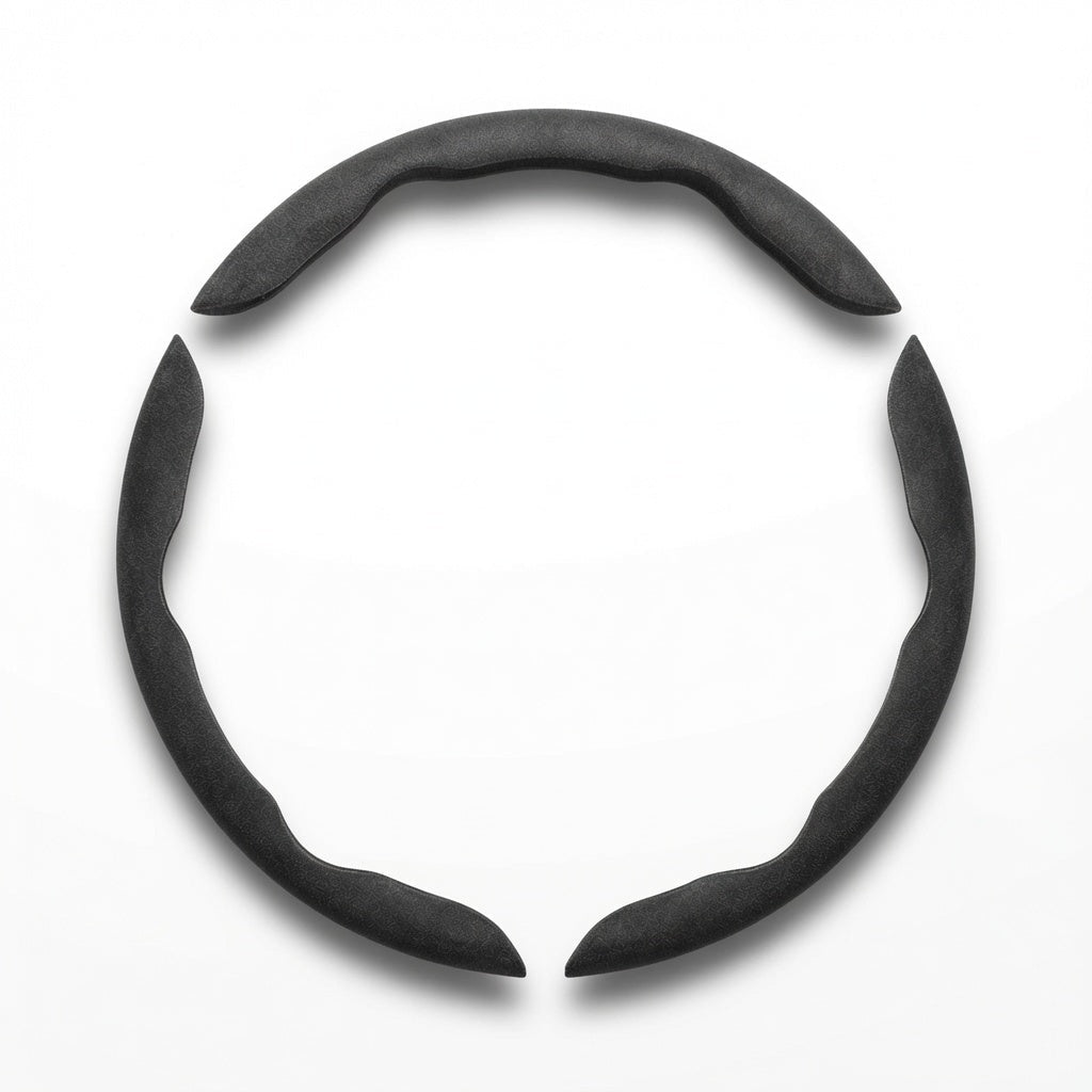 TESEVO Model 3 Y Alcantara anti-slip steering wheel cover product photo