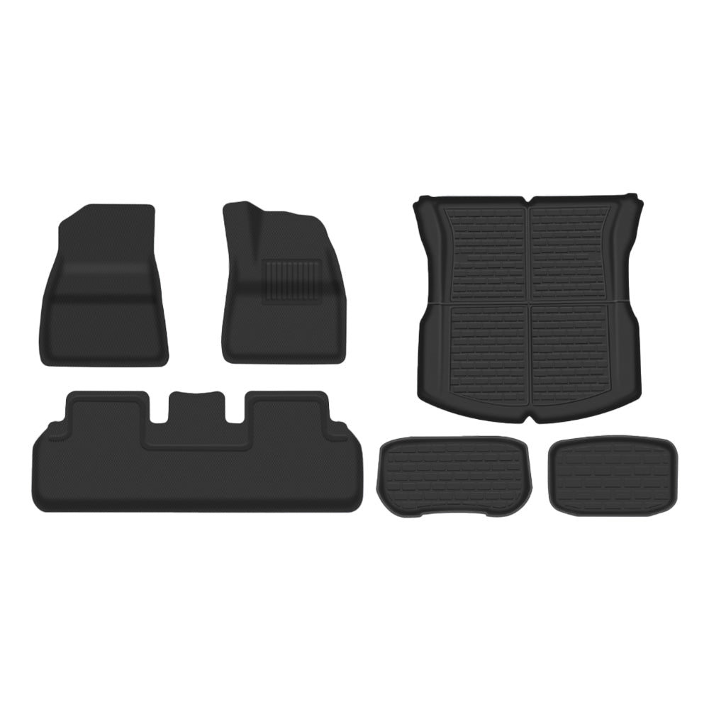 TESEVO All Weather 3D Floor Mats for Tesla Model 3 Highland / Model Y Juniper - Tesevo