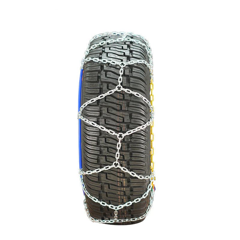 TESEVO automatic snow chains installed rear wheel