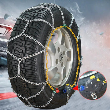 TESEVO Model 3/Y automatic tightening snow chains main view