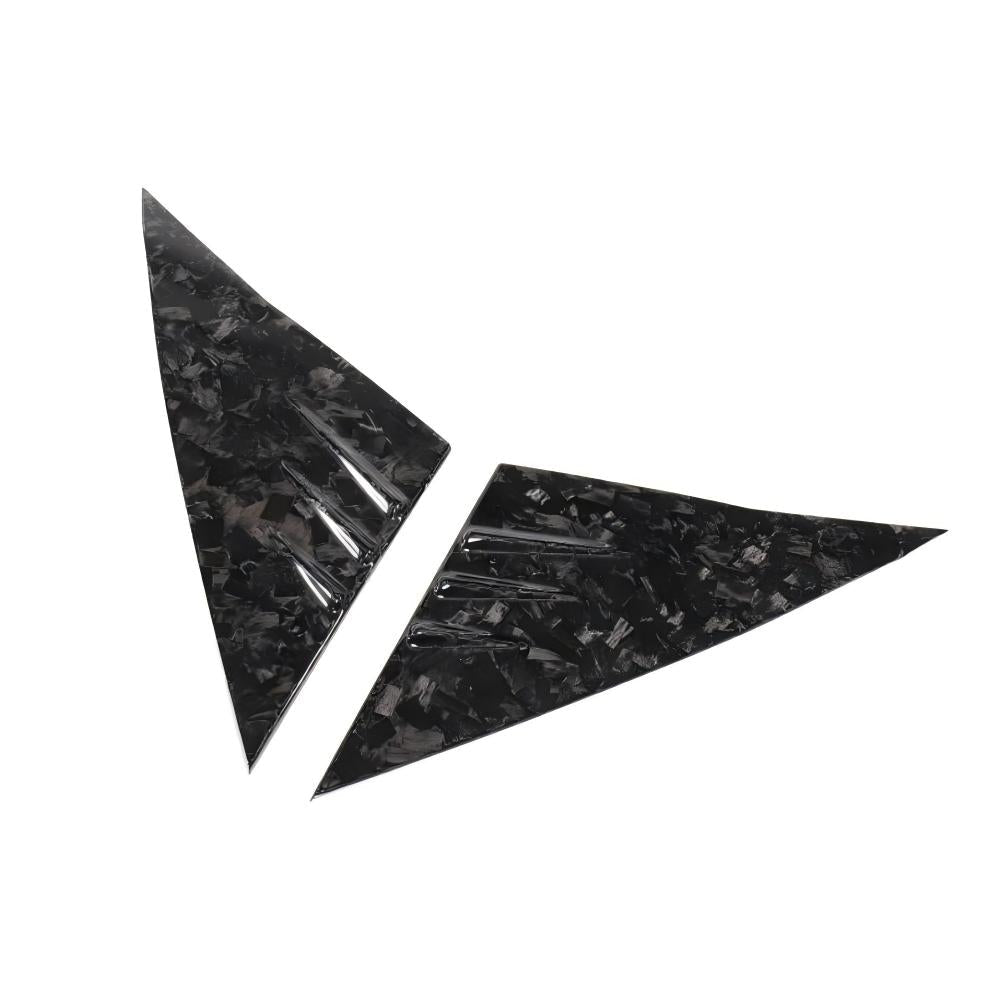 TESEVO Carbon Fiber A-pillar Window Covers for Model 3 / Model Y | 2-Pack - Tesevo
