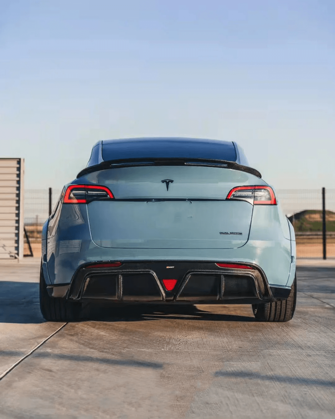 Tesla Model Y Spoiler Rear Rood Tesla Model Y Carbon Fiber Rear Spoiler