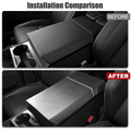 Tesevo Carbon Fiber Style Armrest Cover for Cybertruck - Tesevo