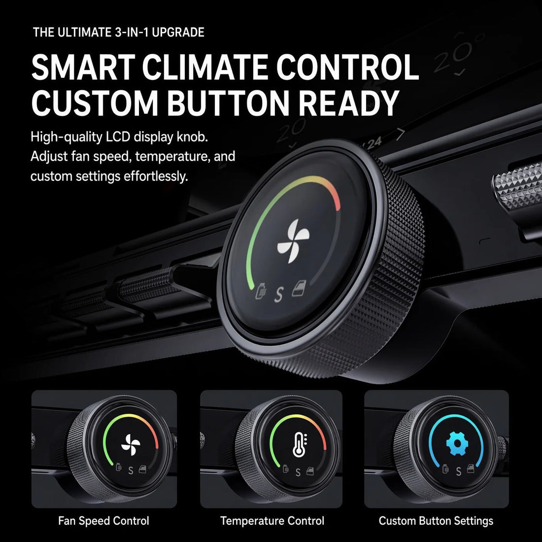 TESEVO Center Console Physical Button Control Panel for Model 3 & Model Y & Model YL - Tesevo