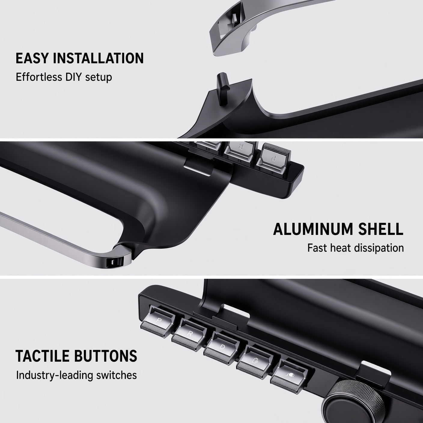 TESEVO Center Console Physical Button Control Panel for Model 3 & Model Y & Model YL - Tesevo