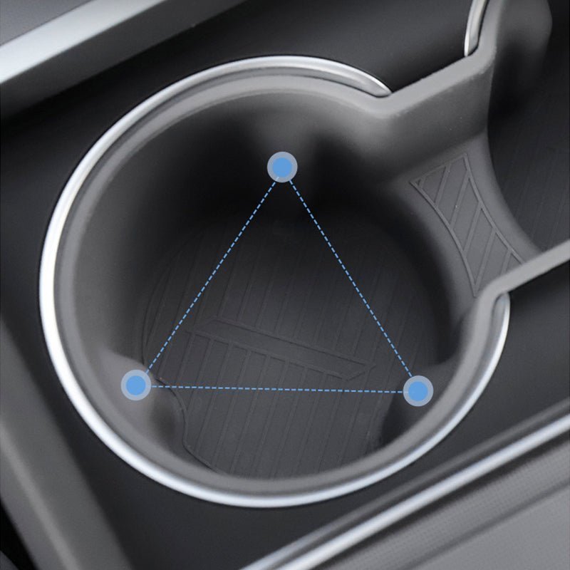 TESEVO Y Juniper console cup holder installed interior