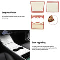 TESEVO Center Console Vinyl Wrap Cover for Tesla Model 3 & Model Y | Anti-Scratch - Tesevo