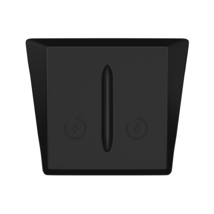 TESEVO Center Console Wireless Charging Pad with Side Pockets for Model 3 Highland & Model Y Juniper - Tesevo