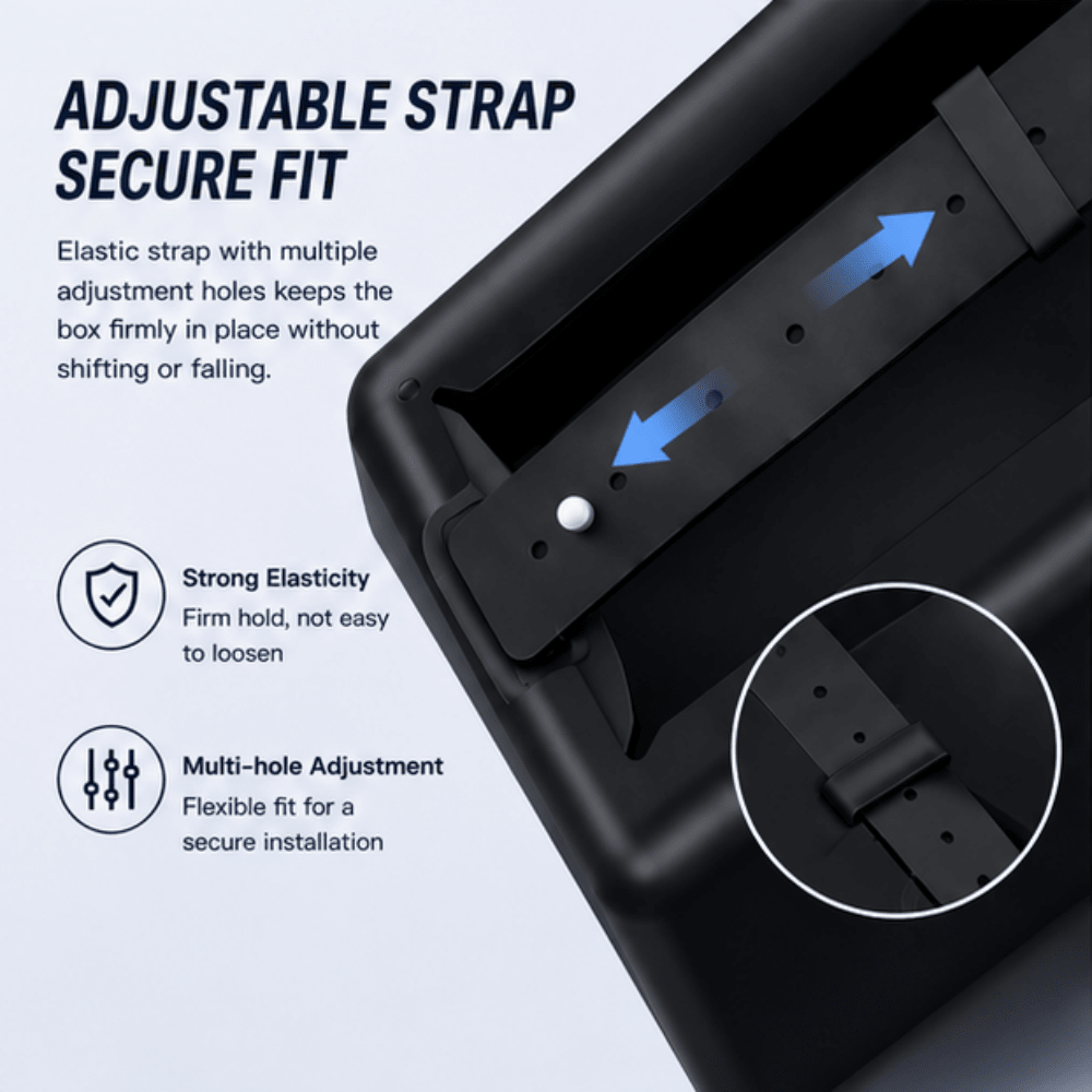 TESEVO Cyber silicone tissue holder capacity detail close-up