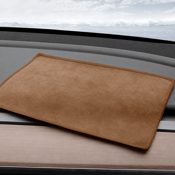 TESEVO Dual-Sided Microfiber Towel |Coral Velvet + Suede | 28×20cm - Tesevo