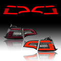 TESEVO Eagle Eye LED rear tail lights for Model 3/Y main view