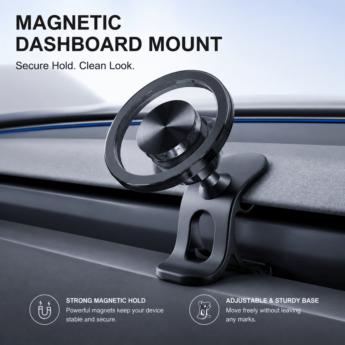 TESEVO Flexible Phone Holder for Tesla Model 3 Highland & Model Y Juniper / Model YL - Tesevo