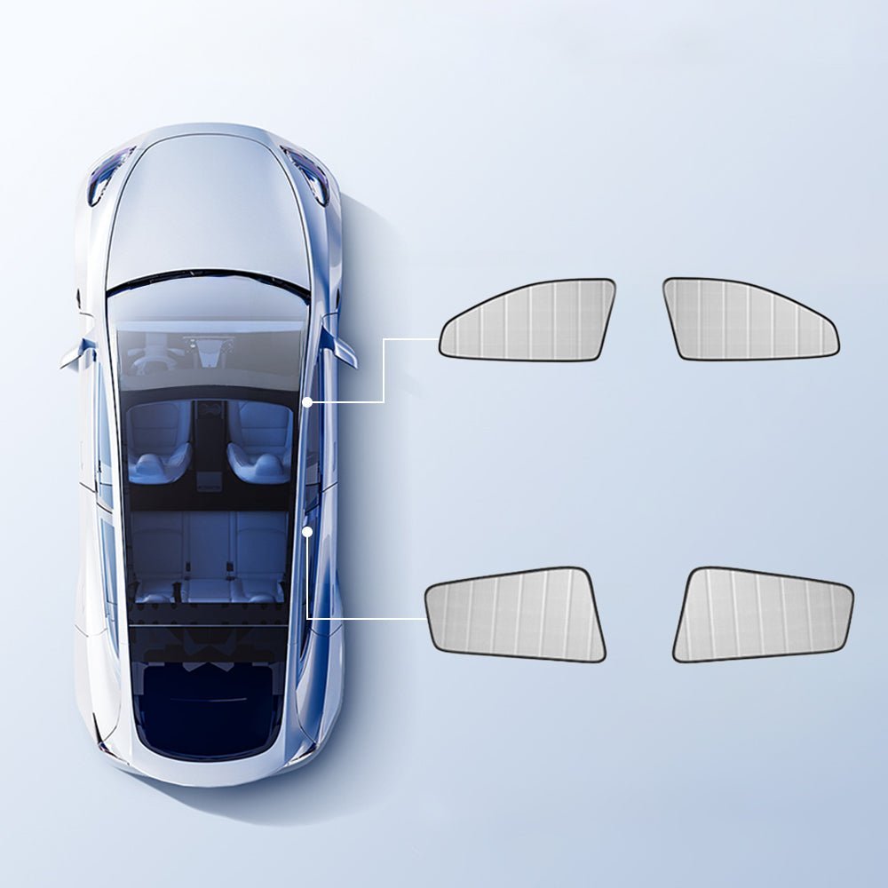 TESEVO Foldable Window Shades for Model 3 Highland & Model Y Juniper - Tesevo