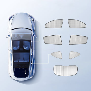 TESEVO Foldable Window Shades for Model 3 Highland & Model Y Juniper - Tesevo