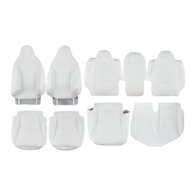 TESEVO Full Leather Seat Covers for Cybertruck (10 pcs) - Tesevo