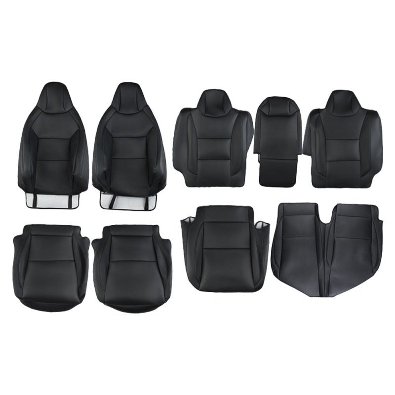 TESEVO Full Leather Seat Covers for Cybertruck (10 pcs) - Tesevo