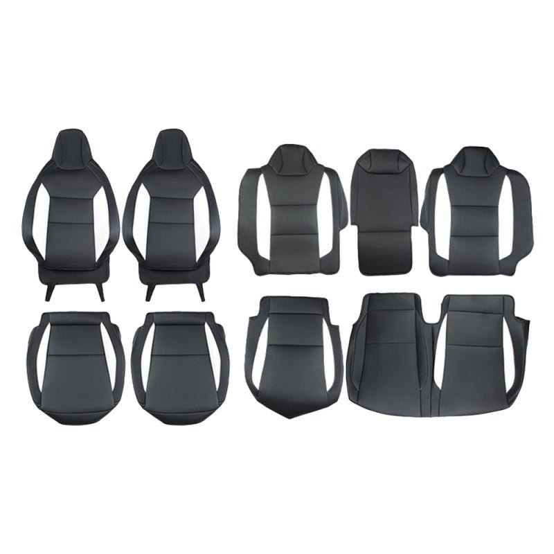 TESEVO Full Leather Seat Covers for Cybertruck (10 pcs) - Tesevo