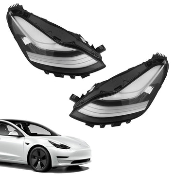 TESEVO Full LED Headlight Replacement for Model 3 (2017 - 2020) - Tesevo