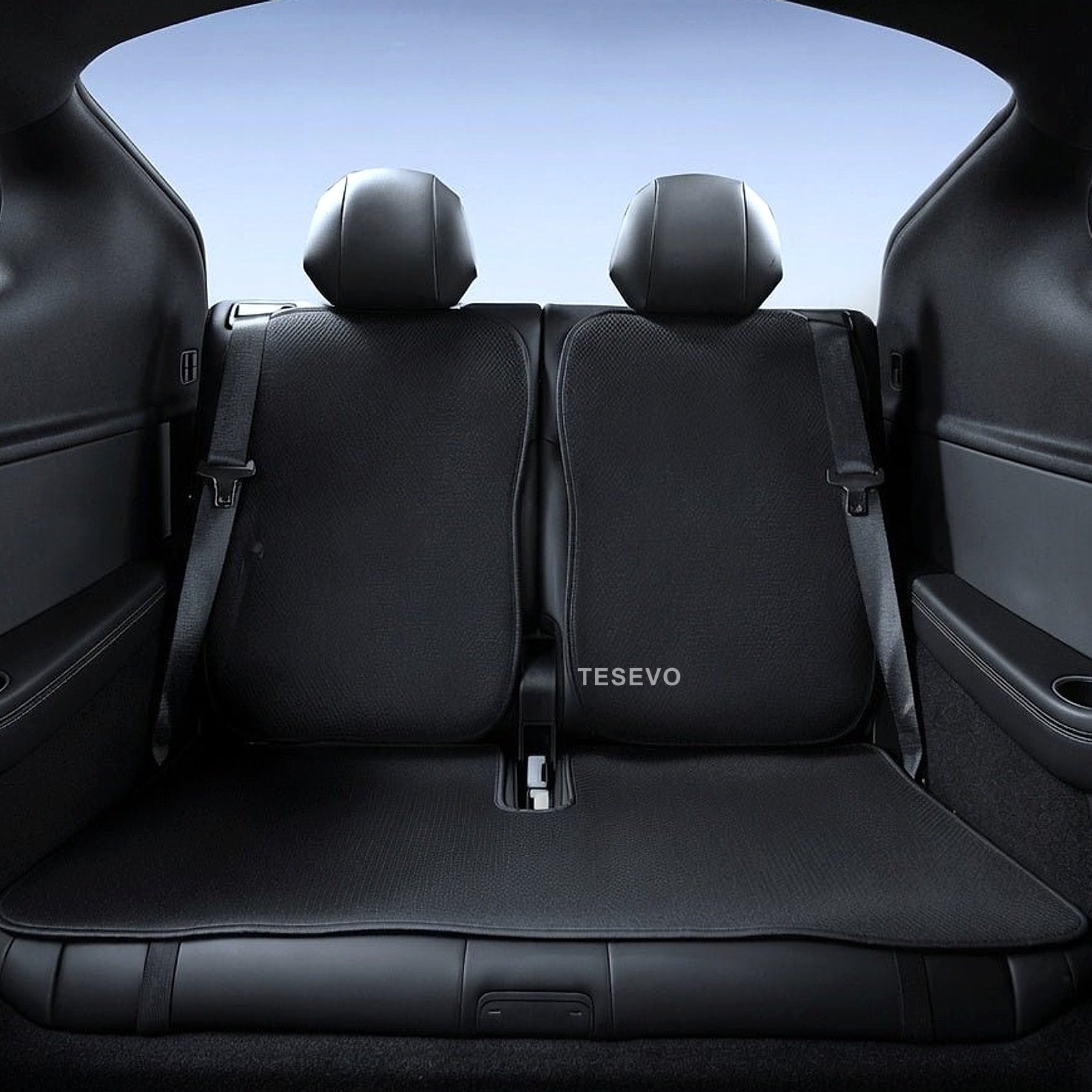 TESEVO Ice Silk Ventilated Seat Covers for Tesla Model YL 6-Seater (11PCS) - Tesevo