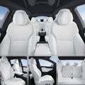 TESEVO Ice Silk Ventilated Seat Covers for Tesla Model YL 6-Seater (11PCS) - Tesevo