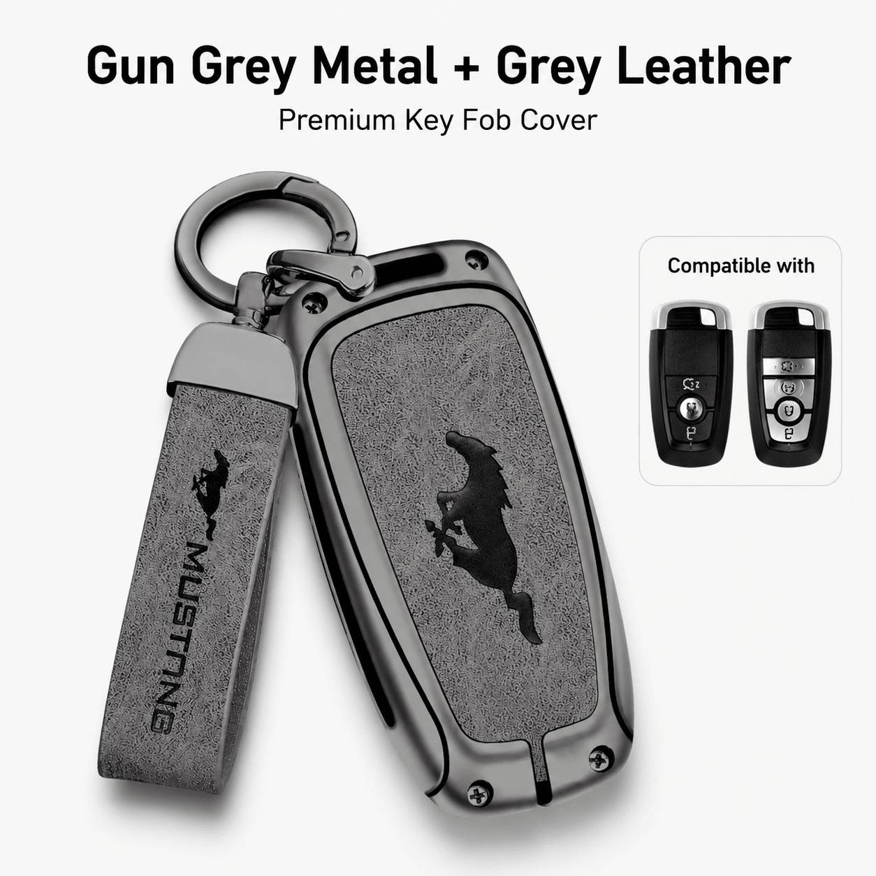 TESEVO Key Fob Cover for Ford Mustang Mach-E | Aviation Aluminum - Tesevo