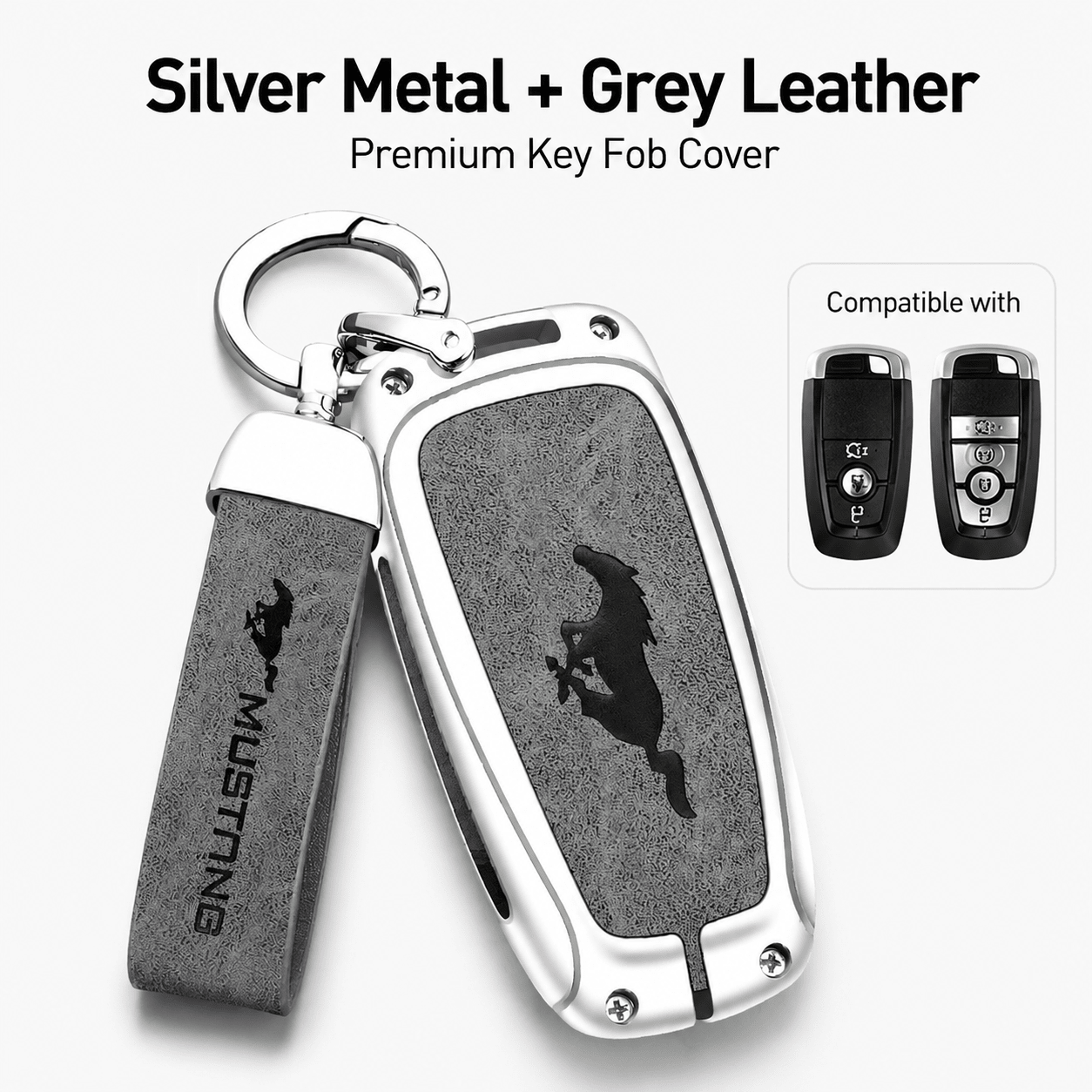 TESEVO Key Fob Cover for Ford Mustang Mach-E | Aviation Aluminum - Tesevo